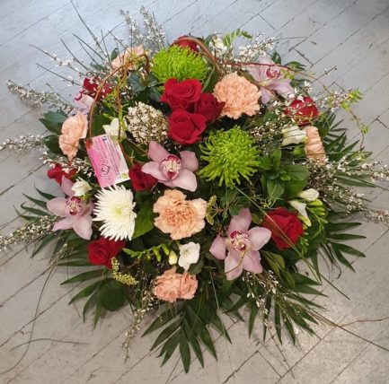 Coussin de fleurs Elegance