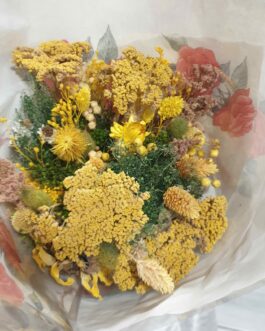 Bouquet de fleurs séchées