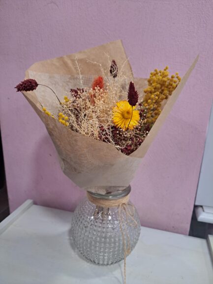 Bouquet de fleurs séchées