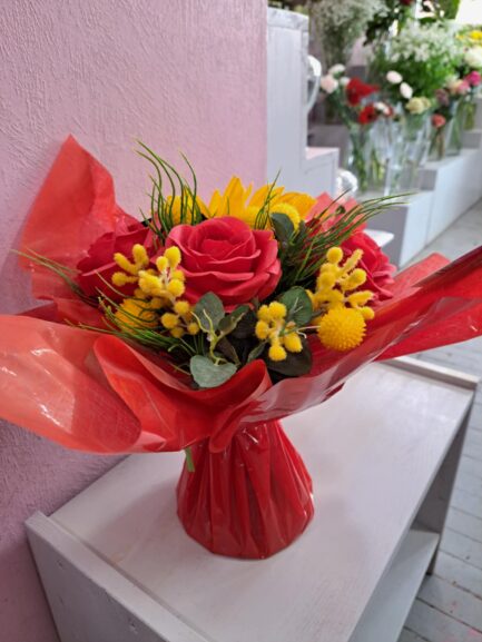 Bouquet artificiel Tournesol – Image 2