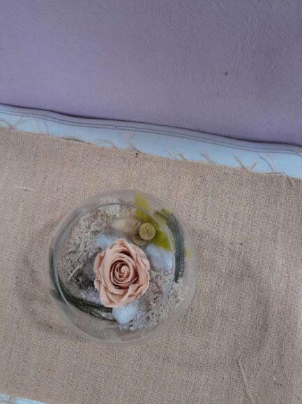Composition rose éternelle Douceur – Image 2