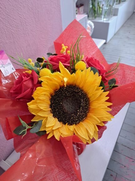 Bouquet artificiel Tournesol – Image 4