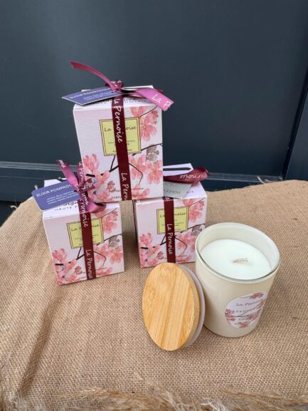 Bougie Coffret Rose – Image 2