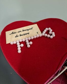 Composition rose éternelle Simplicité