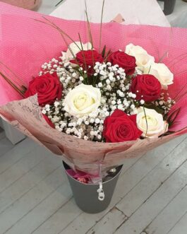 Bouquet de roses Amour pur