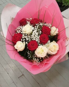 Bouquet de roses Amour pur