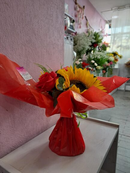 Bouquet artificiel Tournesol – Image 5