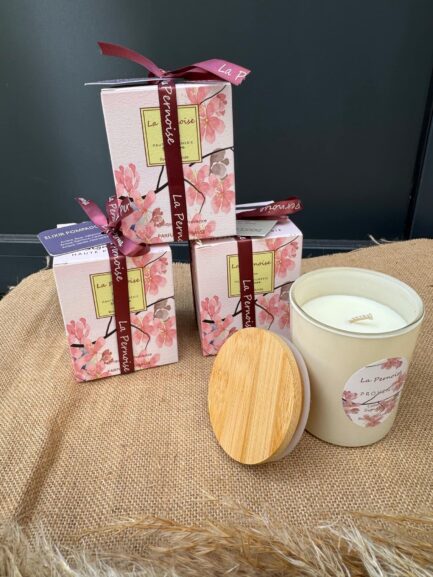 Bougie Coffret Rose