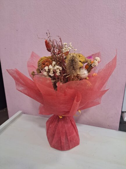 Bouquet de fleurs séchées