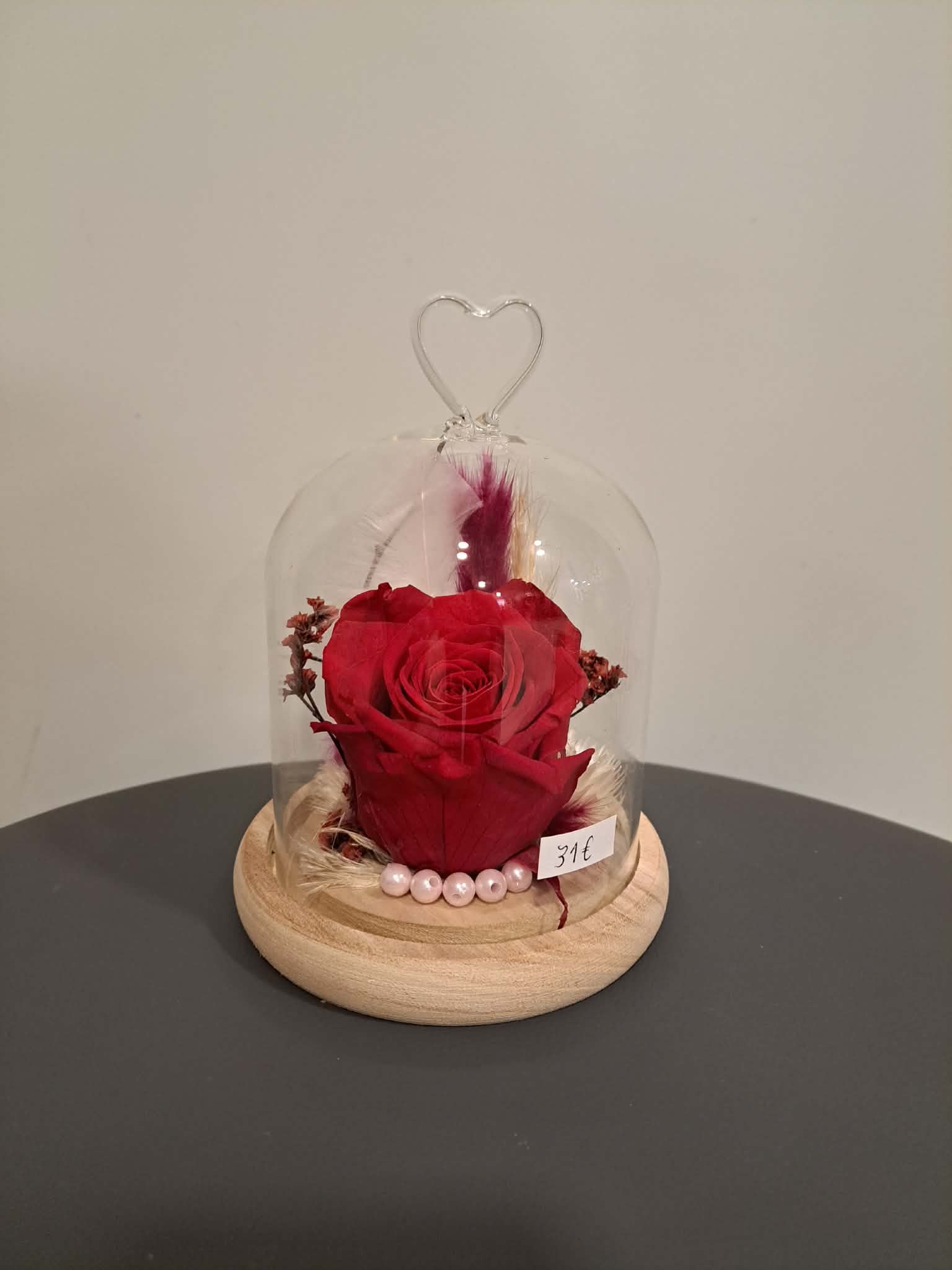 Composition rose éternelle Passion