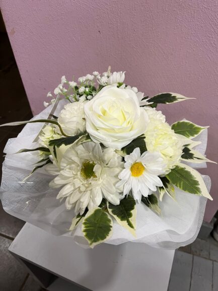 Bouquet artificiel Pureté – Image 2