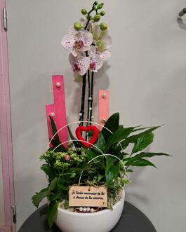 Composition florale  »Je t&rsquo;aime »