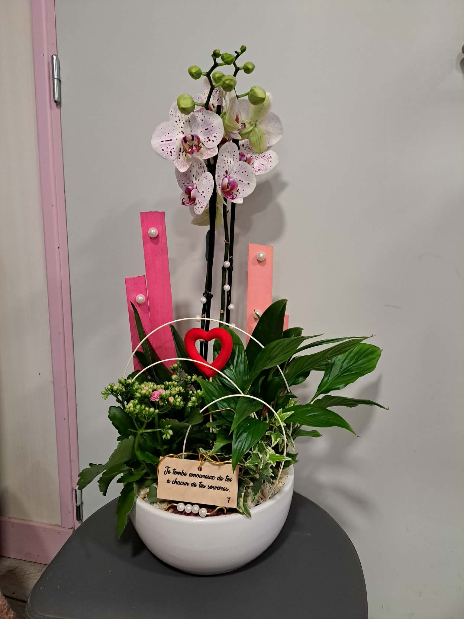 Composition florale ''Je t'aime'' – Image 4