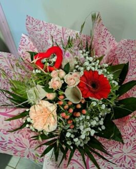 Bouquet rond Héléna