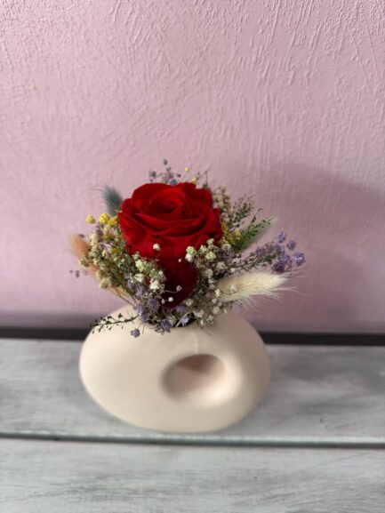 Composition de fleurs séchées