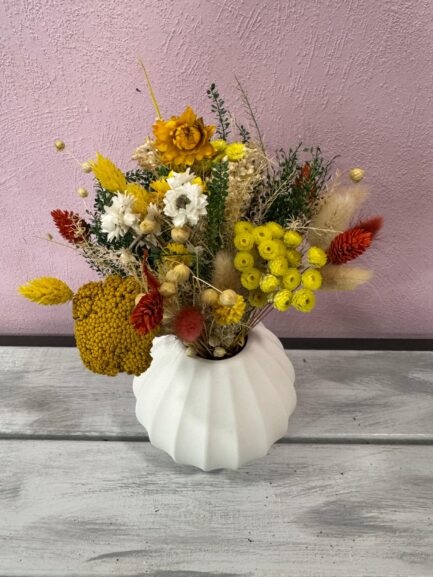 Composition de fleurs séchées Soleil – Image 2