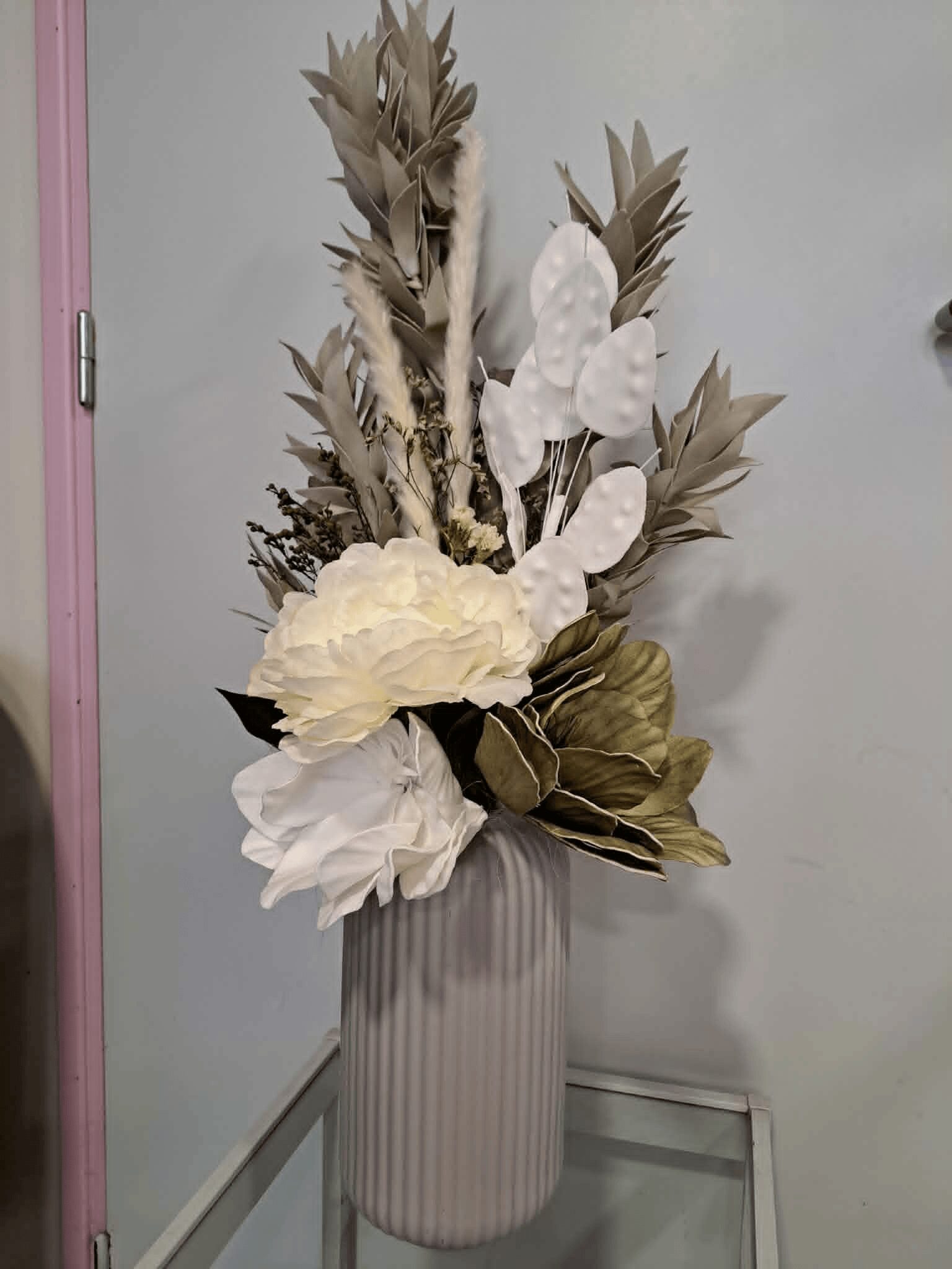 Bouquet de fleurs séchées et Evéa Espoir